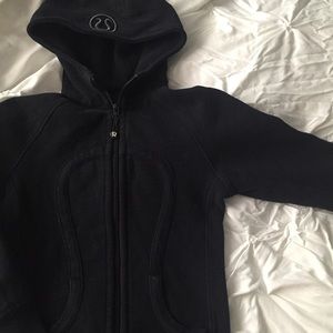 Lululemon Scuba Zip Up Black Hoodie Sweatshirt